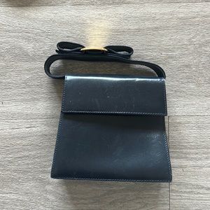 Rare Salvatore Ferragamo mini bags Navy Blue
